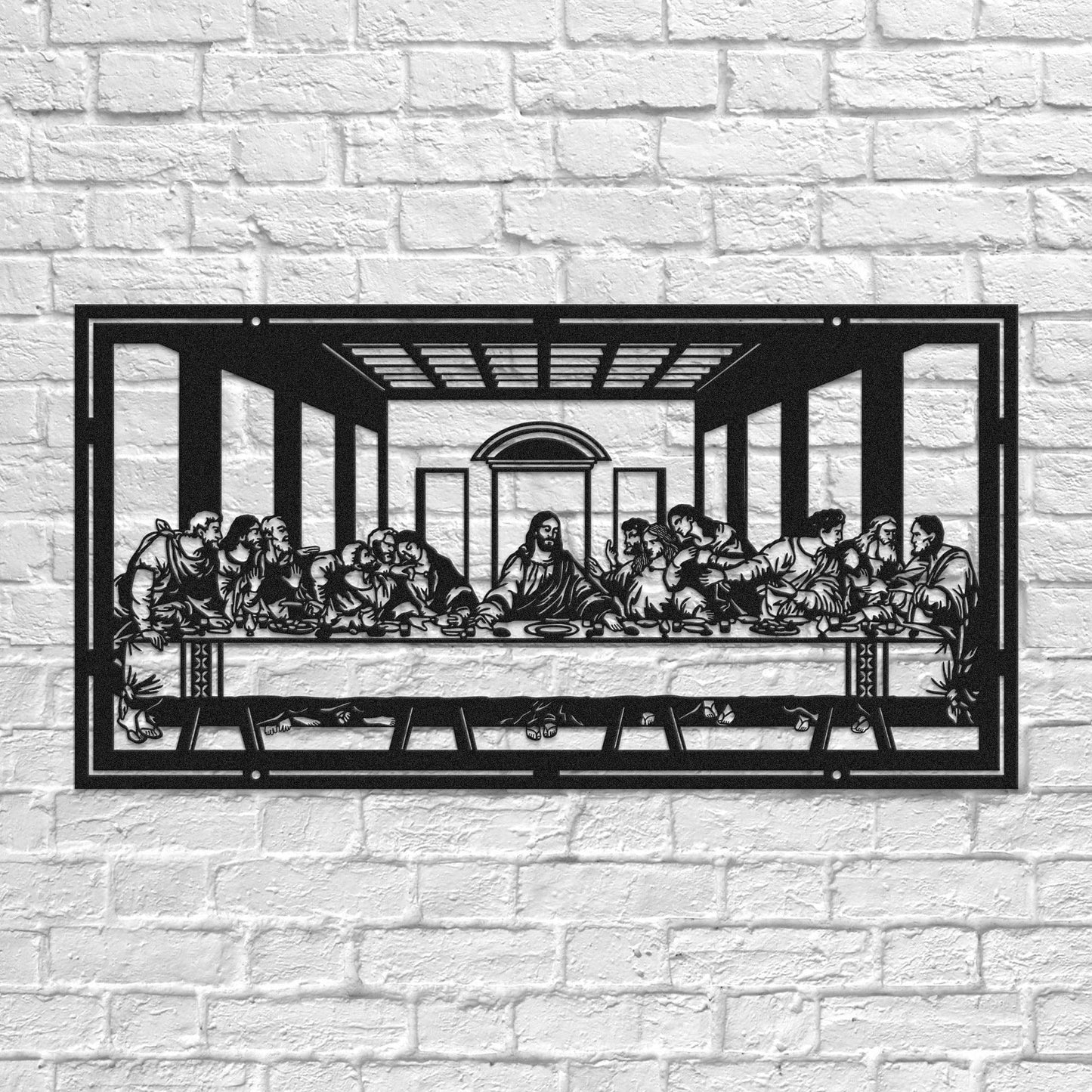 zonkraft Die-Cut Sign Last Supper