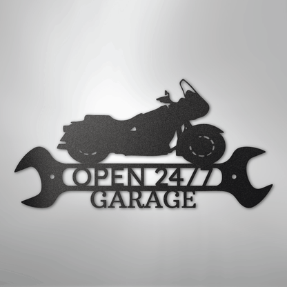 My Easy Monogram Steel Sign Black / 12" Cruiser Shop Monogram - Steel Sign