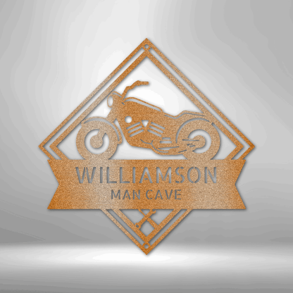 My Easy Monogram Steel Sign Copper / 12" Born to Be Wild Monogram - Steel Sign