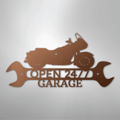 My Easy Monogram Steel Sign Copper / 12" Cruiser Shop Monogram - Steel Sign