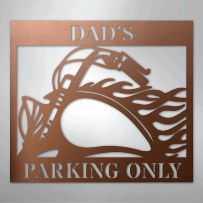 My Easy Monogram Steel Sign Copper / 12" Hog Parking - Steel Sign