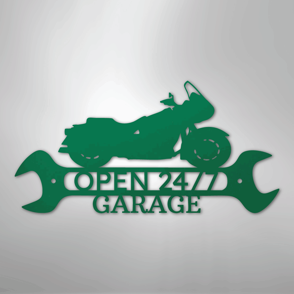 My Easy Monogram Steel Sign Green / 24" Cruiser Shop Monogram - Steel Sign