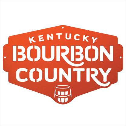 My Easy Monogram Steel Sign Kentucky Bourbon Country Metal Wall Art Sign