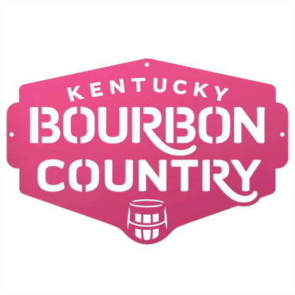 My Easy Monogram Steel Sign Kentucky Bourbon Country Metal Wall Art Sign