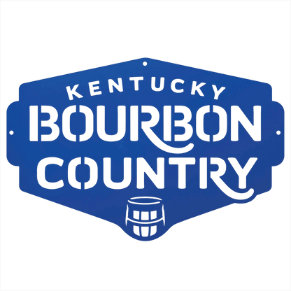 My Easy Monogram Steel Sign Kentucky Bourbon Country Metal Wall Art Sign