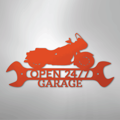 My Easy Monogram Steel Sign Orange / 24" Cruiser Shop Monogram - Steel Sign