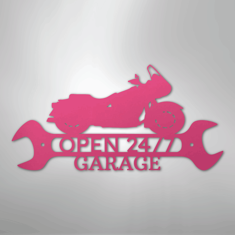 My Easy Monogram Steel Sign Pink / 24" Cruiser Shop Monogram - Steel Sign