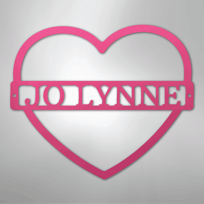 My Easy Monogram Steel Sign Pink / 24" Mother's Love Monogram - Steel Sign