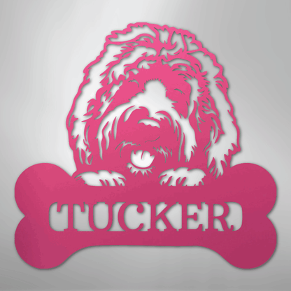 My Easy Monogram Steel Sign Pink / 24" Pick Your Pup Monogram - Steel Sign