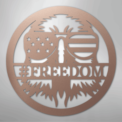 My Easy Monogram Steel Sign Rose / 24" American Eagle Monogram - Steel Sign