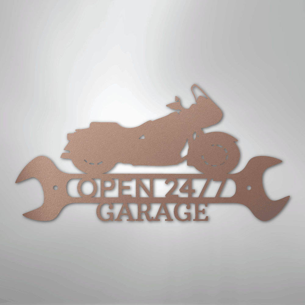 My Easy Monogram Steel Sign Rose / 24" Cruiser Shop Monogram - Steel Sign