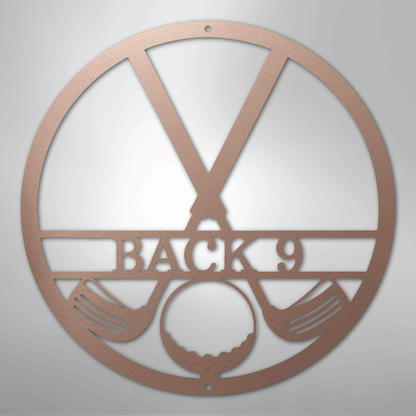 My Easy Monogram Steel Sign Rose / 24" Golf Club Monogram - Steel Sign