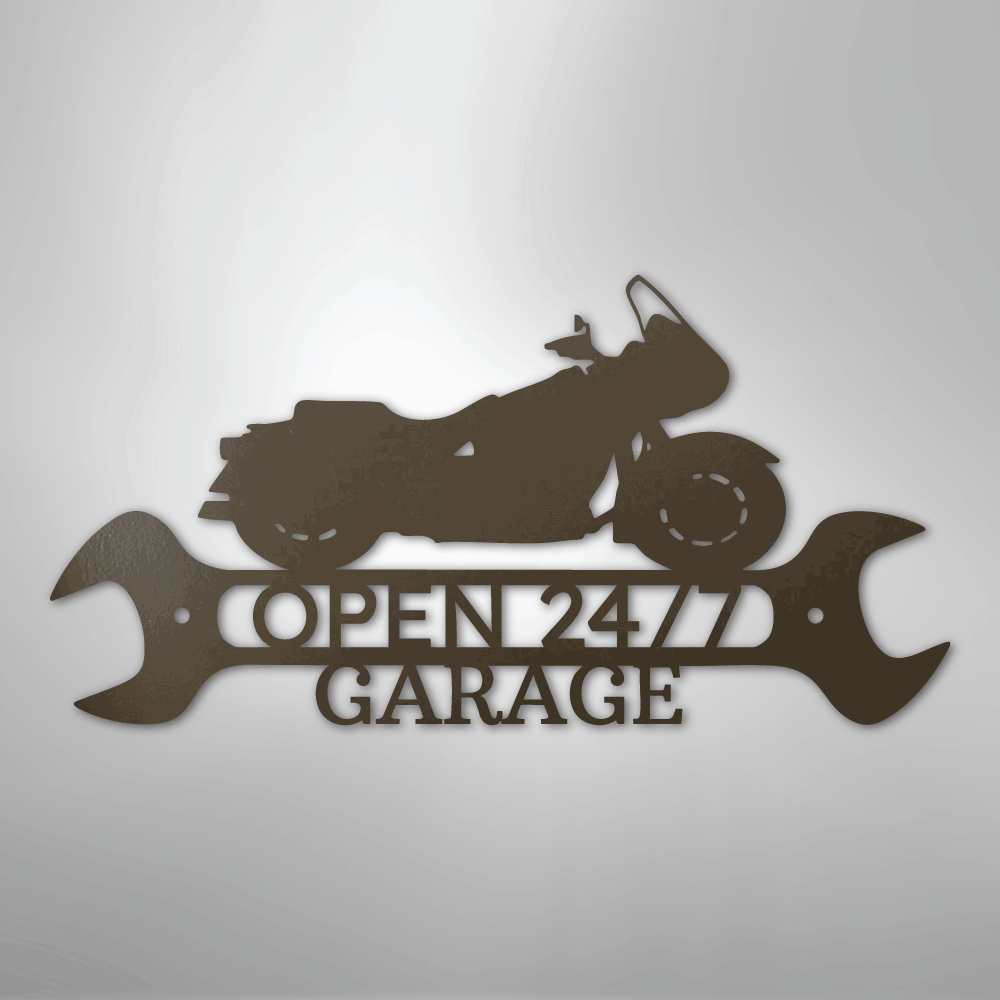 My Easy Monogram Steel Sign Stone / 24" Cruiser Shop Monogram - Steel Sign
