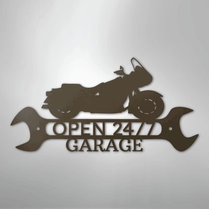 My Easy Monogram Steel Sign Stone / 24" Cruiser Shop Monogram - Steel Sign