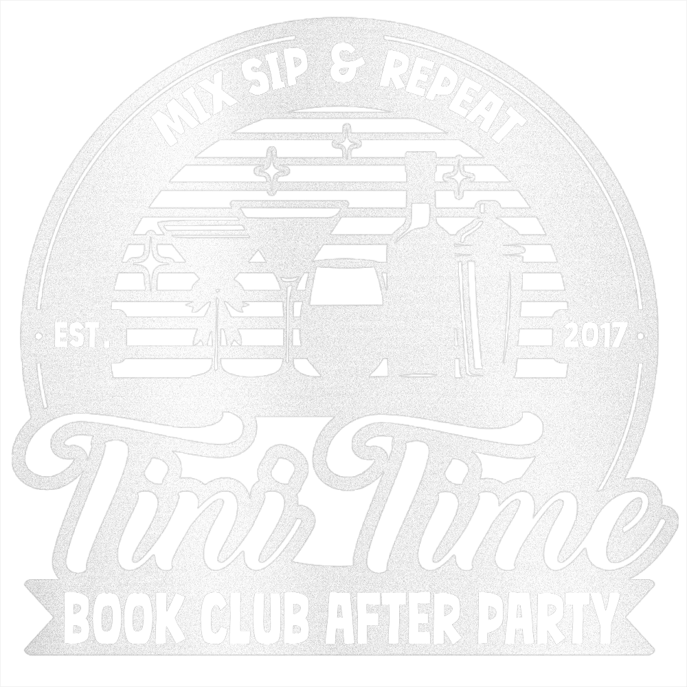 My Easy Monogram Steel Sign Tini Time Social Club Metal Sign