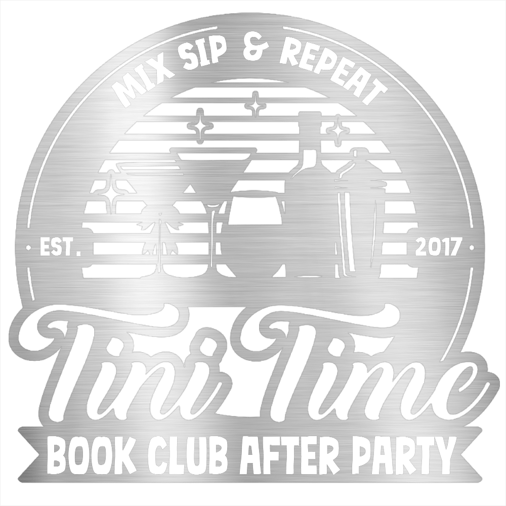 My Easy Monogram Steel Sign Tini Time Social Club Metal Sign