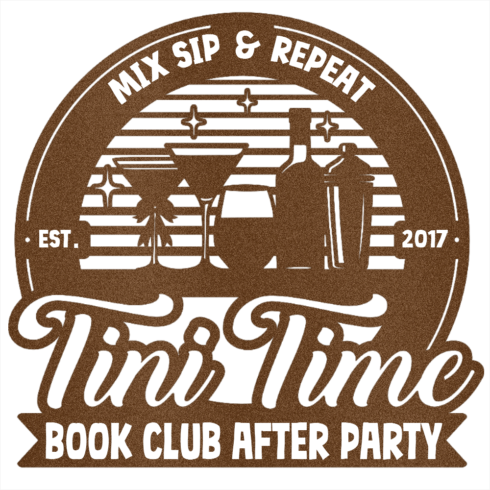 My Easy Monogram Steel Sign Tini Time Social Club Metal Sign