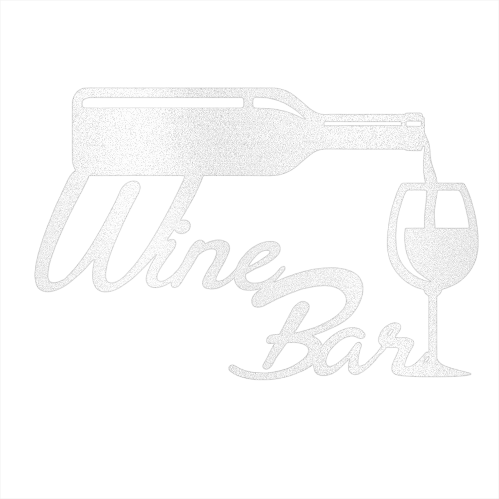 My Easy Monogram Steel Sign Wine Bar - Steel Sign