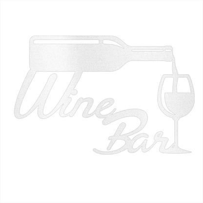 My Easy Monogram Steel Sign Wine Bar - Steel Sign