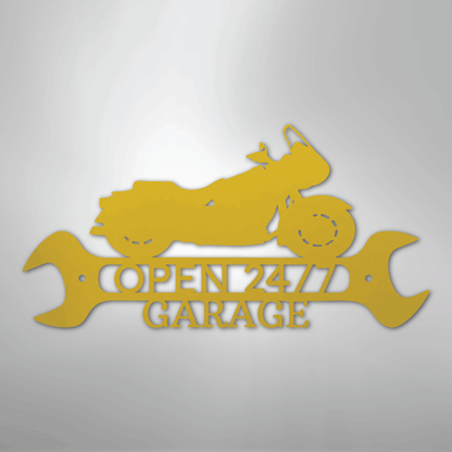 My Easy Monogram Steel Sign Yellow / 24" Cruiser Shop Monogram - Steel Sign
