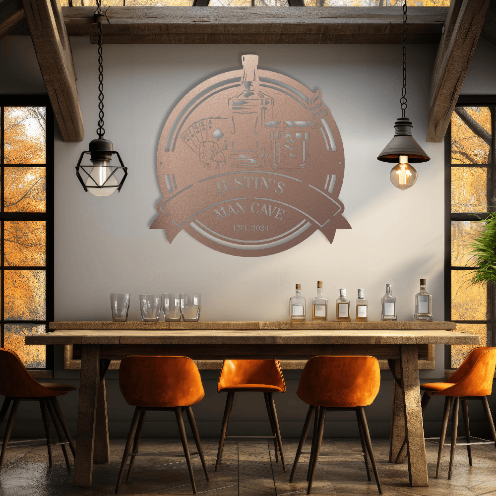 MyEasyMonogram Steel Sign Custom Steel Wall Decor