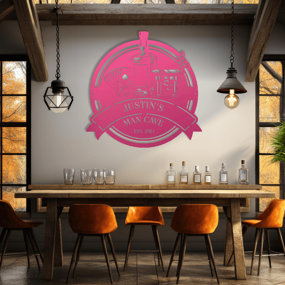 MyEasyMonogram Steel Sign Custom Steel Wall Decor