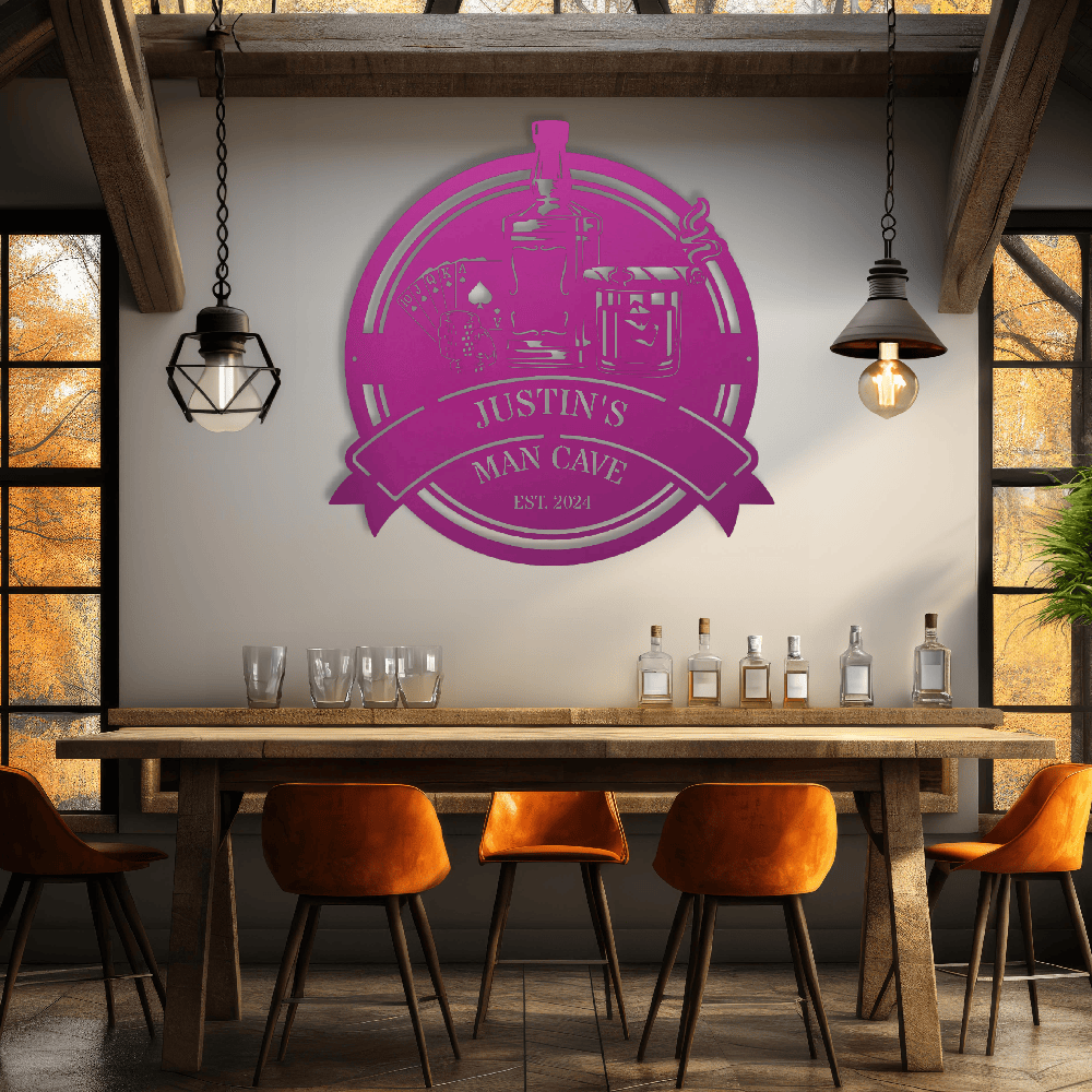 MyEasyMonogram Steel Sign Custom Steel Wall Decor
