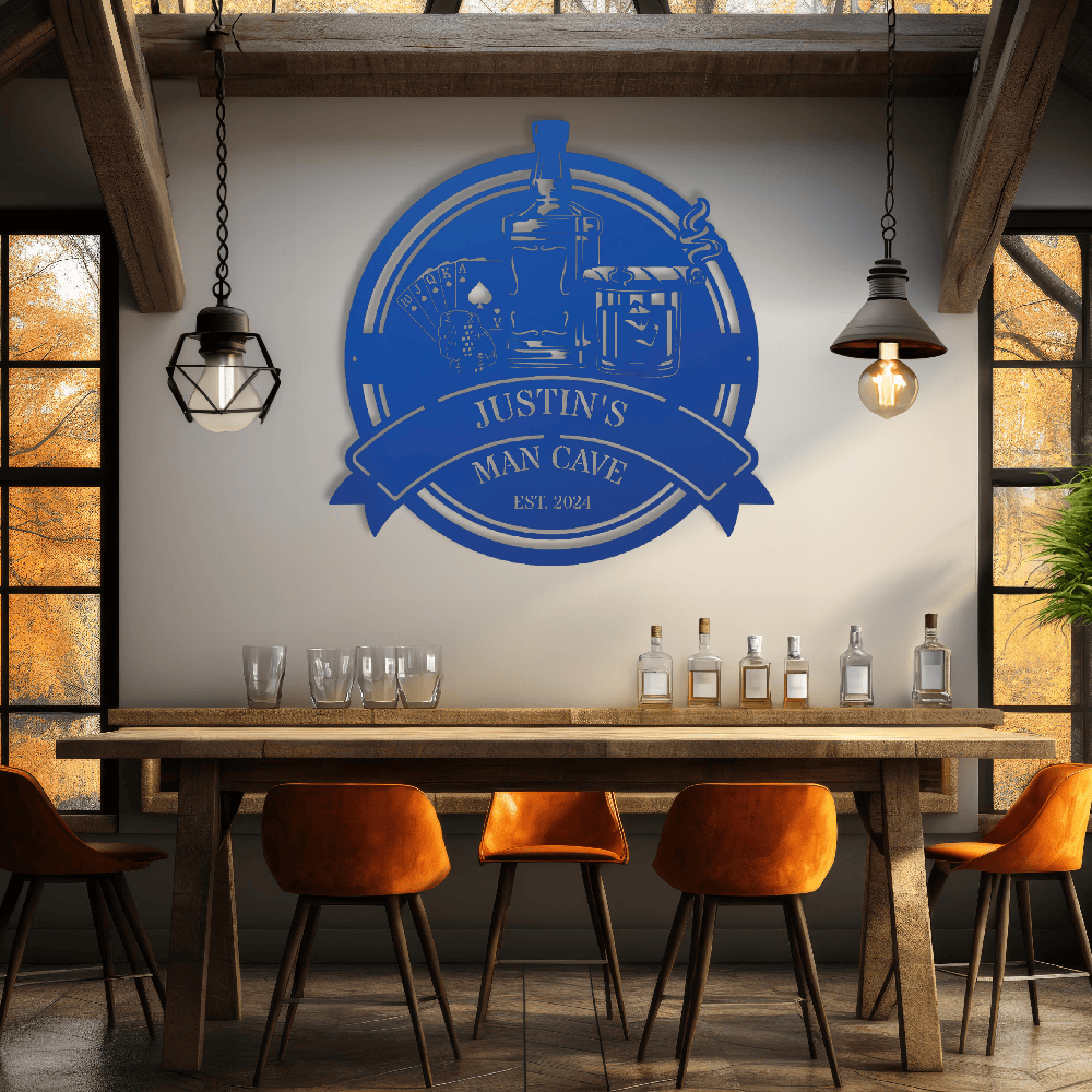 MyEasyMonogram Steel Sign Custom Steel Wall Decor