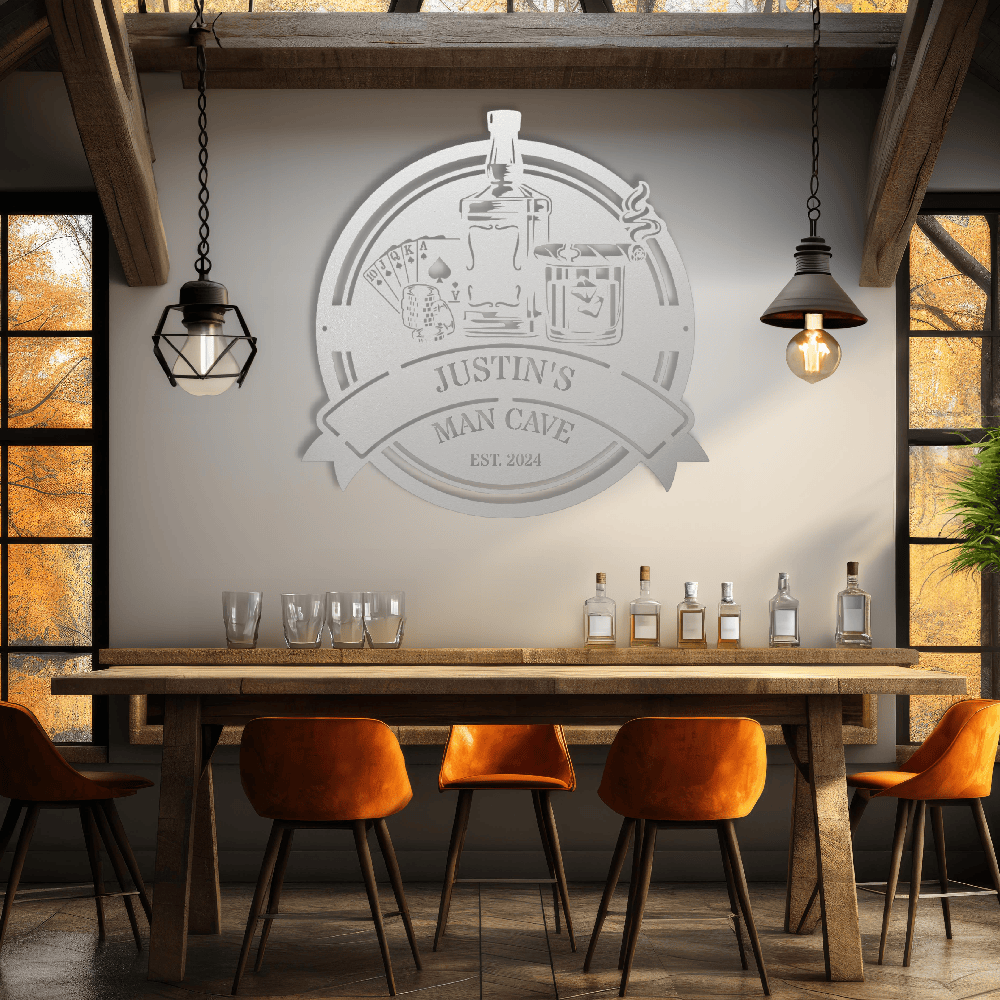 MyEasyMonogram Steel Sign Custom Steel Wall Decor