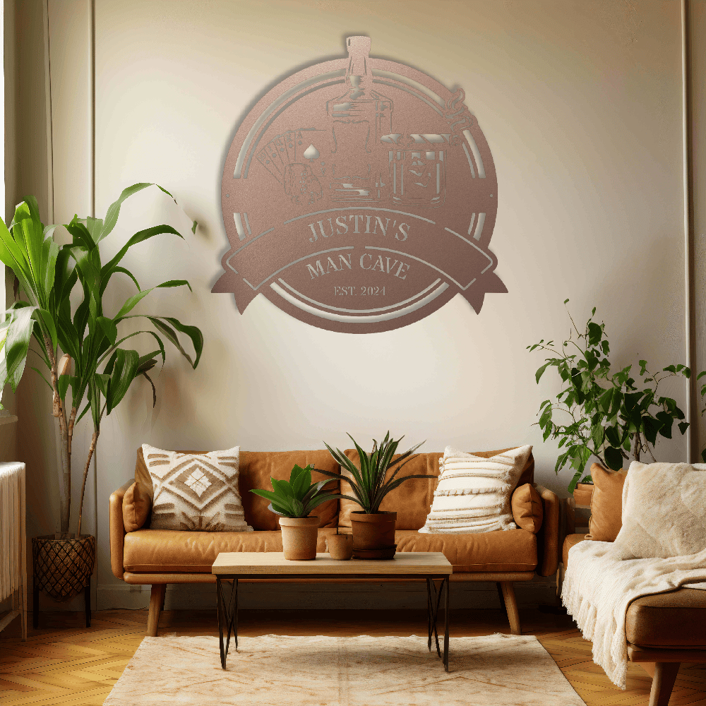MyEasyMonogram Steel Sign Custom Steel Wall Decor