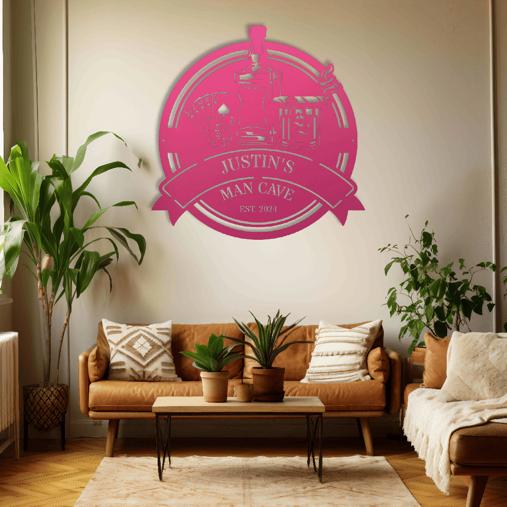 MyEasyMonogram Steel Sign Custom Steel Wall Decor