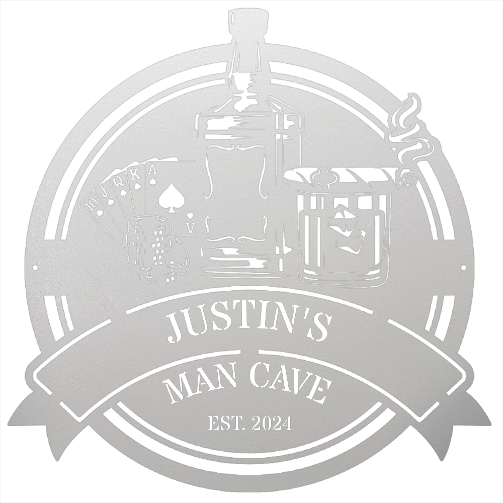 MyEasyMonogram Steel Sign Custom Steel Wall Decor