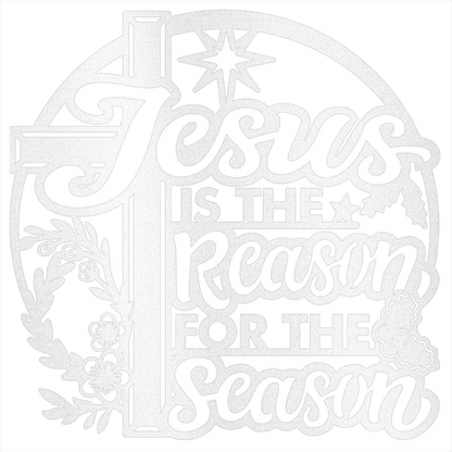 MyEasyMonogram Steel Sign Jesus Is the Reason for the Season – Steel Sign