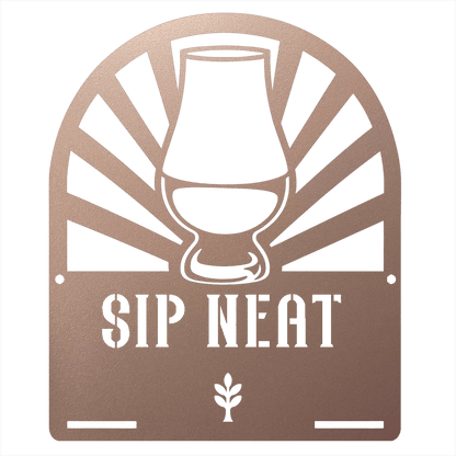 MyEasyMonogram Steel Sign Rose / 12 Glencairn Glass - If You Know You Know - For Bourbon and Whiskey Purists