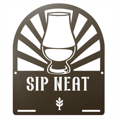 MyEasyMonogram Steel Sign Stone / 12 Glencairn Glass - If You Know You Know - For Bourbon and Whiskey Purists