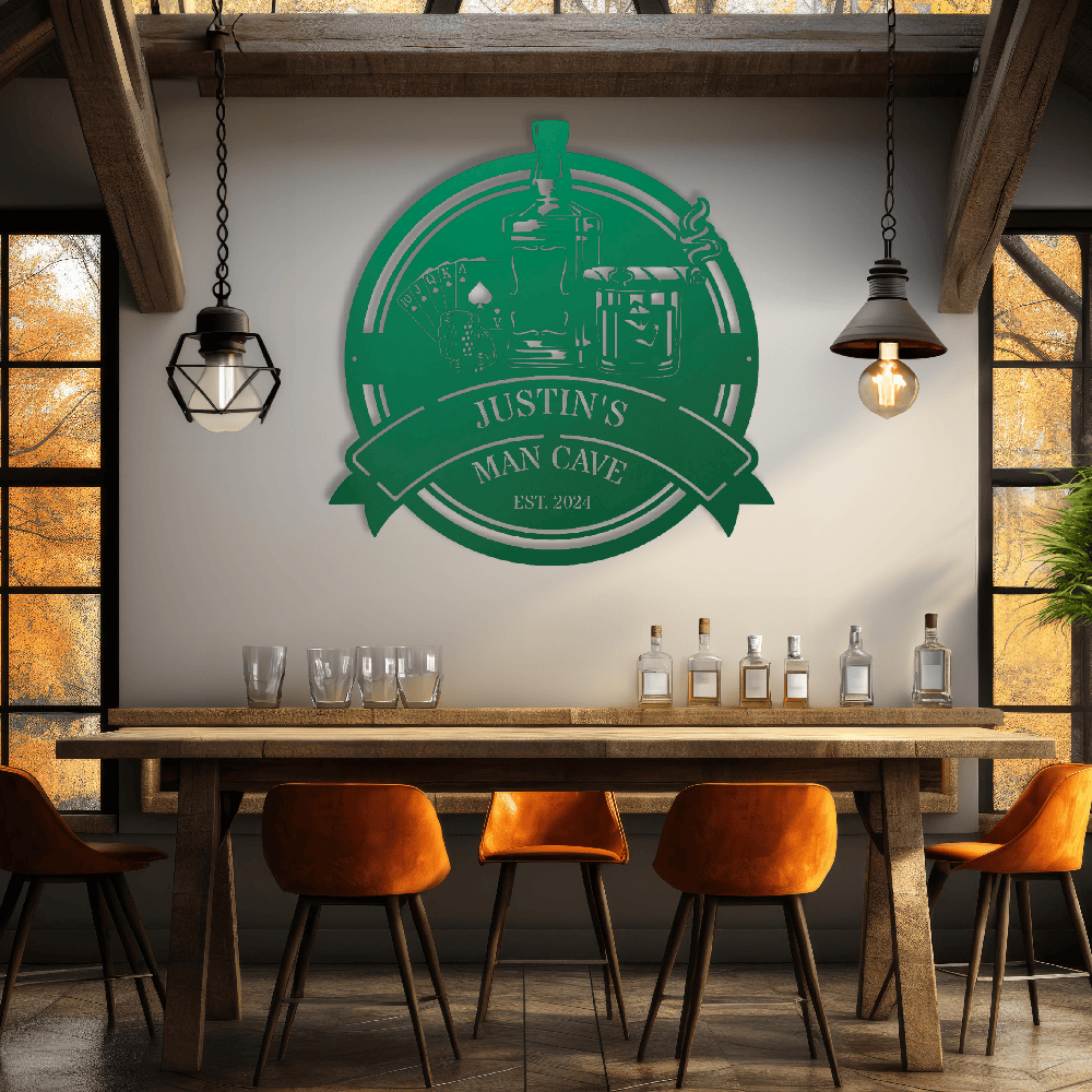 MyEasyMonogram Steel Sign Custom Steel Wall Decor
